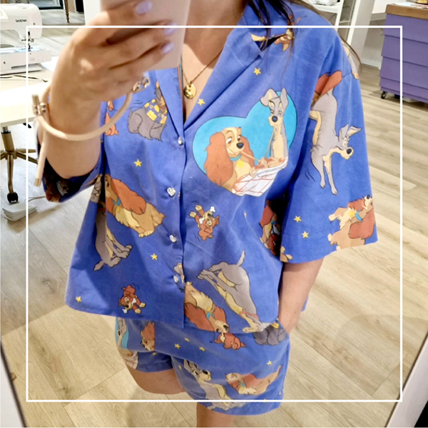 toile en couture, l'exemple du pyjama